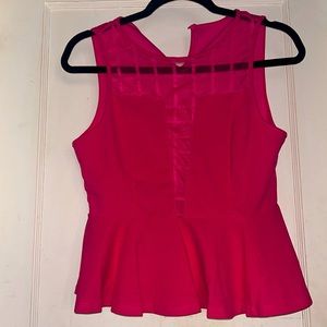 shein pink blouse separat skirt